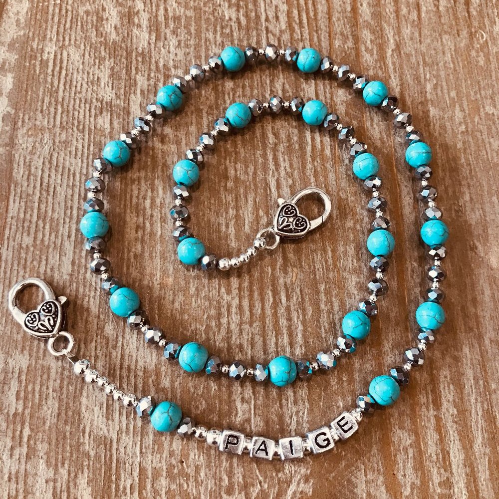 Face Mask Holder Bead Necklace Lanyard Personalize